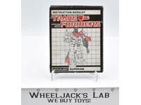 Superion Giftset Action Figure Instruction Manual Booklet 1985 G1 Transformers