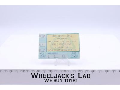 WWF World Wrestling Ticket Stub Tulsa Convention Center 1992