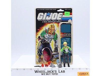 Psyche-Out V1 Complete 34 Cardback 1987 G.I. Joe Hasbro Vintage Action Figure