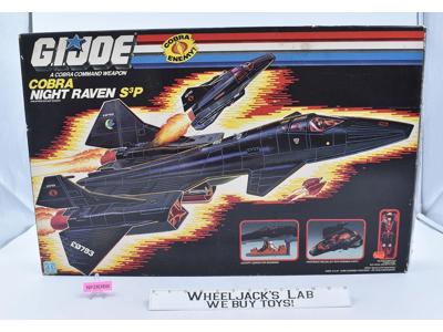 Cobra Night Raven S3P W/Strato-Viper Boxed Complete G.I. Joe 1986 Hasbro Vintage