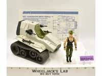 Triple T W/Sgt. Slaughter G.I. Joe 1986 Hasbro Vintage Action Figure Vehicle