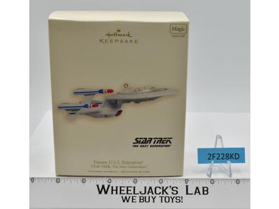 U.S.S. Enterprise Star Trek TNG MIB 2007 Hallmark Magic Keepsake Ornament