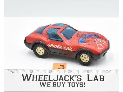 Spider 'Car' Spiderman #3 Plastic Car 1980 Buddy L Corp. Vintage Toy Car