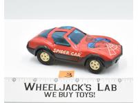 Spider 'Car' Spiderman #3 Plastic Car 1980 Buddy L Corp. Vintage Toy Car