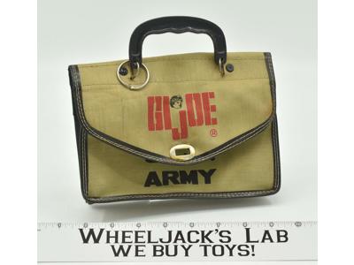 GI Joe Canvas Lunchbox RARE 1968 Vintage Hasbro