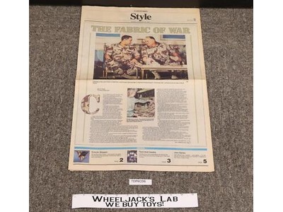 The Fabric of War Desert Storm St. Louis Post Dispatch Feb. 24, 1991 Newspaper