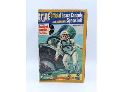 Official Space Capsule & Astronaut Space Suit GI Joe 1966 Vintage Hasbro
