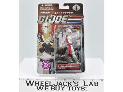 Storm Shadow Cobra Ninja G.I. Joe Renegades 2011 Hasbro NEW MOSC SEALED