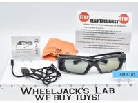Rechargeable 3D Glasses by Dimensional Optics W/Case and Cloth Cleaner