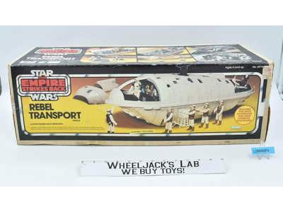 Rebel Transport W/Box NICE COLOR 100% Complete 1982 Star Wars ESB Kenner Vehicle