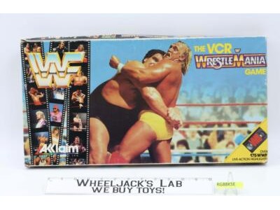 WWF The VCR Wrestlemania Game Hulk Hogan Wrestling Acclaim RARE NICE!