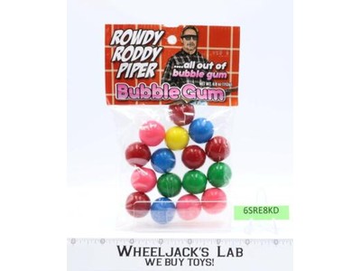 WWF Rowdy Roddy Piper Bubble Gum New in Sealed Package WCW