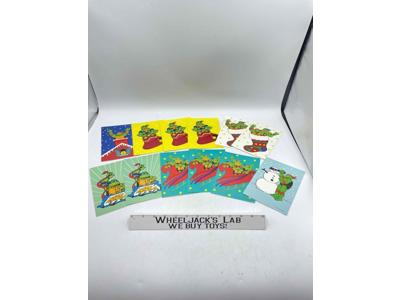 Christmas Cards For Kids Teenage Mutant Ninja Turtles 1990 Mirage Studios MIB