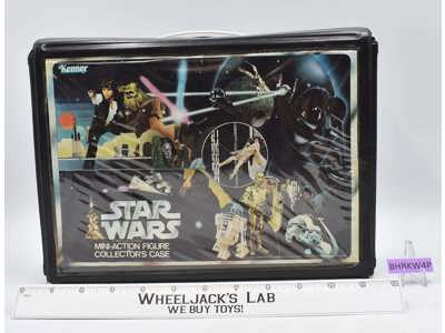 Star Wars Vinyl Collector's Case W/ STICKERS 1977 Kenner Carry Storage Case