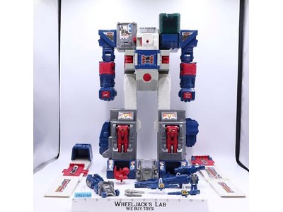 Fortress Maximus Headmaster 100% Complete 1987 Vintage G1 Transformers Figure