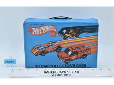 24 Car Collector's Case W/ Two Trays Hot Wheels 1968 Mattel Vintage