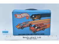 24 Car Collector's Case W/ Two Trays Hot Wheels 1968 Mattel Vintage