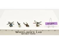 Lot of 4 Helicopters 1988-89 Vintage Galoob Micro Machines