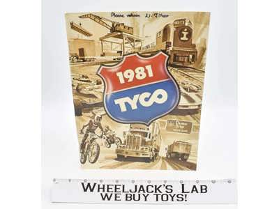 TYCO 1981 Toy Fair Employee Dealer Catalog TRAINS TRACKS SLOT CARS TRUCKS