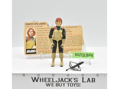 Scarlett V1.5 SWIVEL ARM 100% Complete G.I. Joe Hasbro Vintage 1983 Vintage