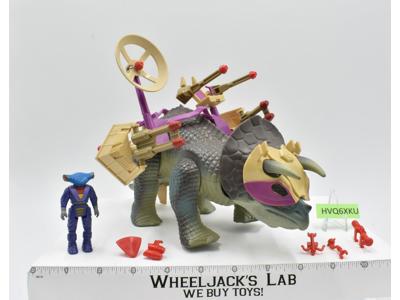 Triceratops W/Hammerhead Dino Riders 1989 Tyco Toys Vintage Action Figure WORKS