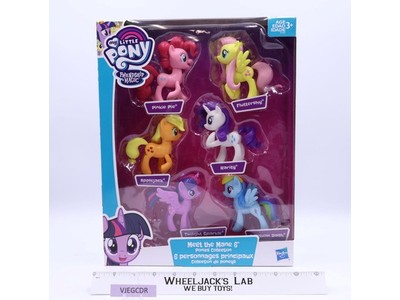 Meet the Mane 6 My Little Pony MLP Friendship is Magic 2017 Hasbro NEW MIB
