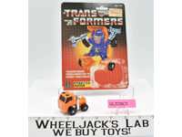 Huffer 100% Complete W/CARDBACK 1984 Vintage G1 Transformers