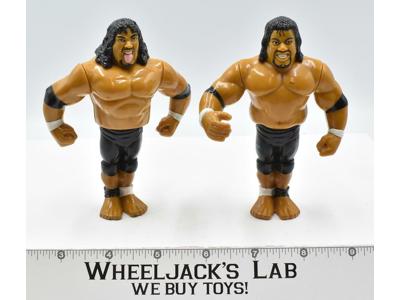 Headshrinkers Fatu & Samu WWF WWE Wrestling Action Figure 1993 Vintage