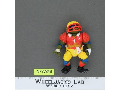 T.D. Tossin' Leo Teenage Mutant Ninja Turtles TMNT 1991 Playmates Vintage Figure