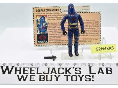 Cobra Commander V2 100% Complete GI Joe Vintage Hasbro 1984 Mail Away