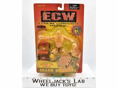 Shane Douglas 6" AUTOGRAPHED ECW Hardcore MOSC 1999 Toymakers Action Figure