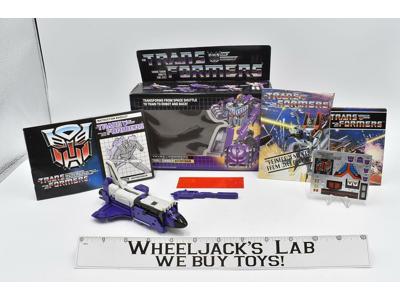 Astrotrain UNUSED STICKERS NR MINT FIG MIB Complete 1985 Vintage G1 Transformers