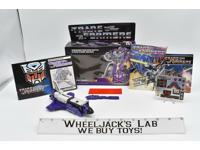 Astrotrain UNUSED STICKERS NR MINT FIG MIB Complete 1985 Vintage G1 Transformers