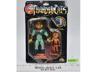 Tygra & Wilykat Thundercats 1985 LJN Vintage Action Figure NEW MOSC SEALED