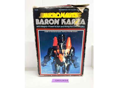Baron Karza 100% Complete W/Box 1977 Micronauts Mego Vintage Action Figure