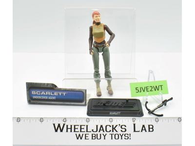 Scarlett 100% Complete W/Card G.I. Joe Renegades 2011 Hasbro Action Figure
