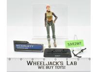 Scarlett 100% Complete W/Card G.I. Joe Renegades 2011 Hasbro Action Figure
