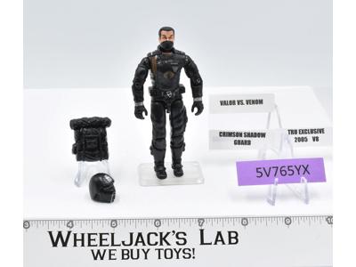 Crimson Shadow Guard Complete GI Joe Valor vs Venom 2005 Hasbro Action Figure