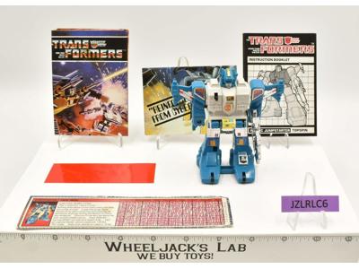 Topspin 100% Complete 1985 Vintage Hasbro G1 Transformers Action Figure