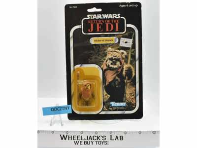 Wicket W. Warrick Ewok 77 Back Star Wars ROTJ 1983 Kenner Action Figure NEW MOSC