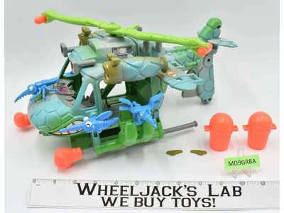 Turtlecopter 100% Complete WORKS Teenage Mutant Ninja Turtle TMNT 1990 Playmates
