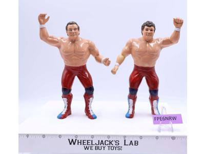 British Bulldogs Dynamite Kid Davey Boy WWF 1986 LJN Titan Sports 8" Wrestling