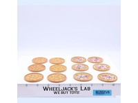 Pizza Thrower Flying Pizza Discs x12 Teenage Mutant Ninja Turtles TMNT Playmates