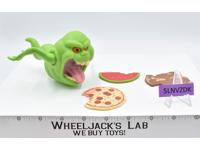 Slimer Ghost Figure W/Food The Real Ghostbusters 1984 Kenner Action Figure