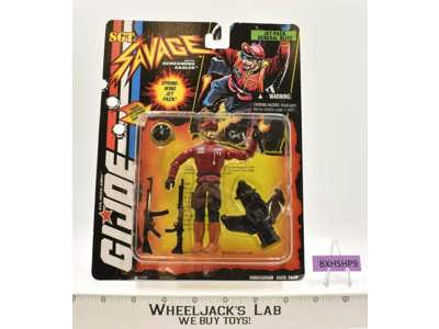 Jet-Pack General Blitz GI Joe SGT. Savage 1994 Hasbro Figure NEW MOSC SEALED