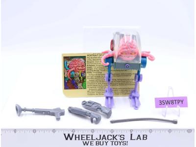 Krang 100% Complete W/Card Teenage Mutant Ninja Turtle TMNT Playmates 1989