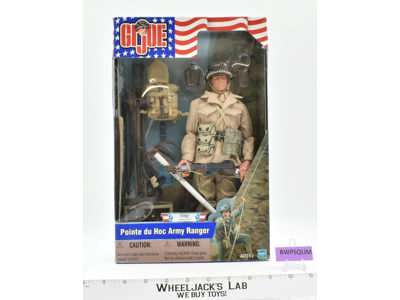 Pointe Du Hoc Army Ranger D-Day Collection GI Joe 2001 Hasbro NEW MISB SEALED