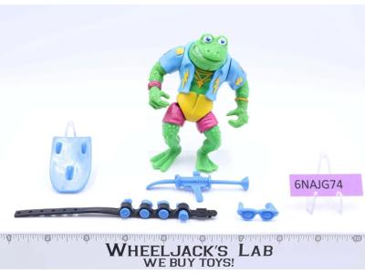 Genghis Frog 100% Complete Teenage Mutant Ninja Turtle Playmates 1989 Vintage