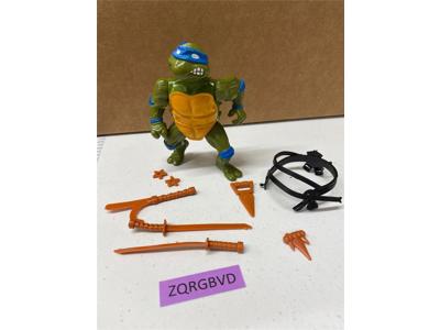 Leonardo HARD HEAD 100% Complete Teenage Mutant Ninja Turtle 1988 Playmates