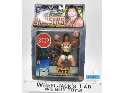 Wrath Bruisers WCW Wrestlers Toybiz 1999 NEW MOSC Wrestling Action Figures